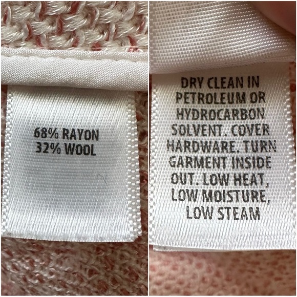 St. John Blazer Knit Jacket Wool Blend 3/4 Sleeves Sz 14 - Picture 8 of 12